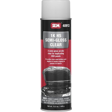 Sem 1K HS Semi-Gloss Clear Coat SEM-40913